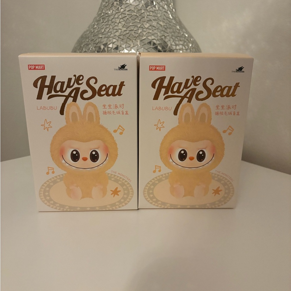 2 Authentic PopmartHave A Seat Blind Boxes - sealed (NO duplicates)